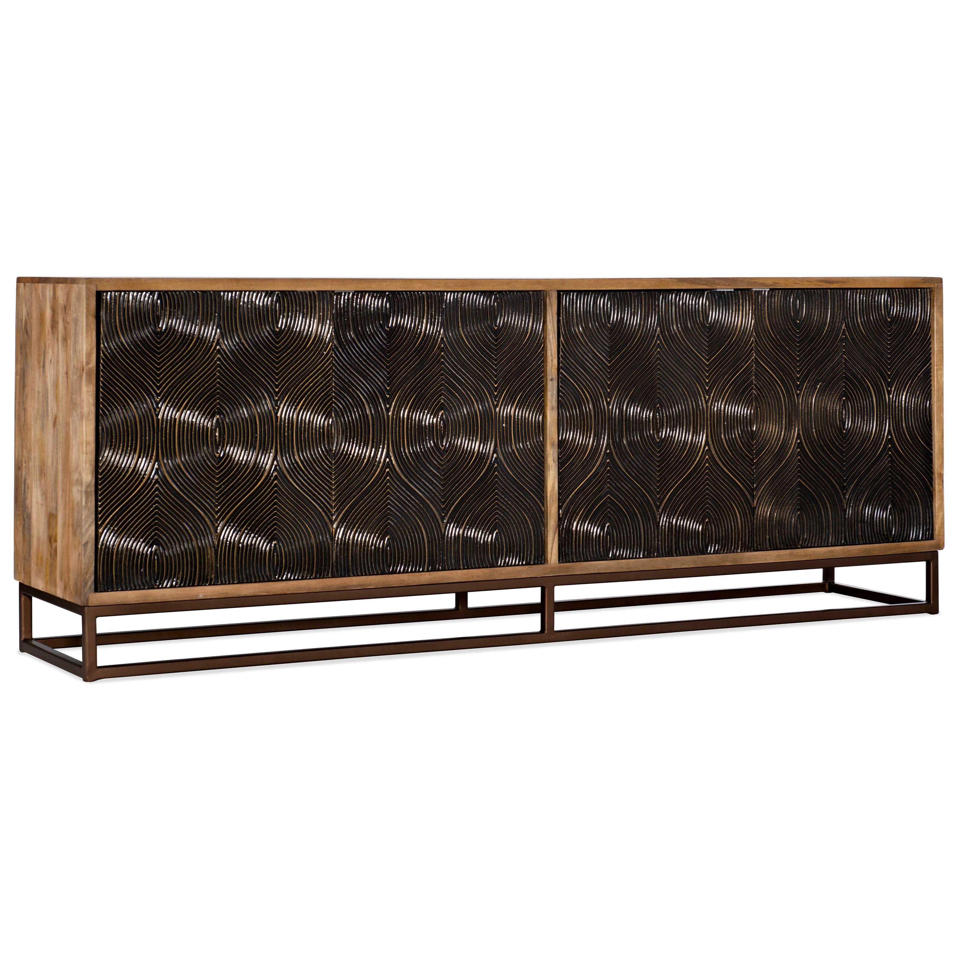 Hooker Furniture Living Room Accents 6344 55486 89 Swirl Door TV
